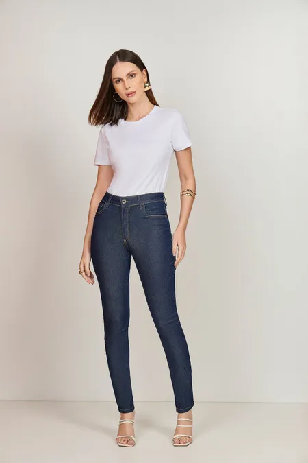 Calça Jeans Feminina Italia Cigarrete Puramania